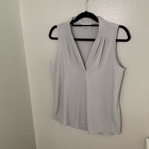 Calvin Klein light grey Dress Blouse